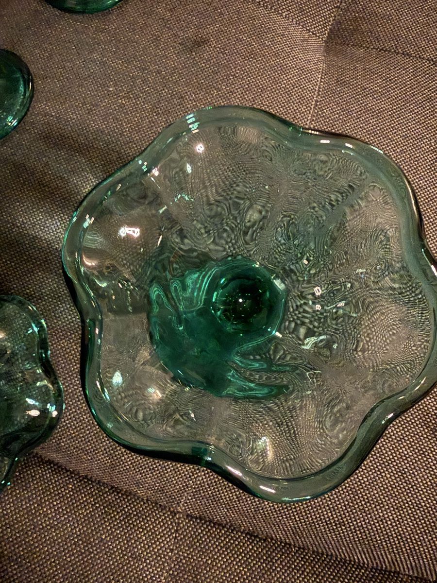 Bicchieri: 4 schöne Glaceschalen aus Glas – Usato da Buchs SG venduto da and_d8tp 3