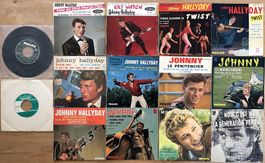 Johnny Hallyday  - 14 disques années 1960 en bon état