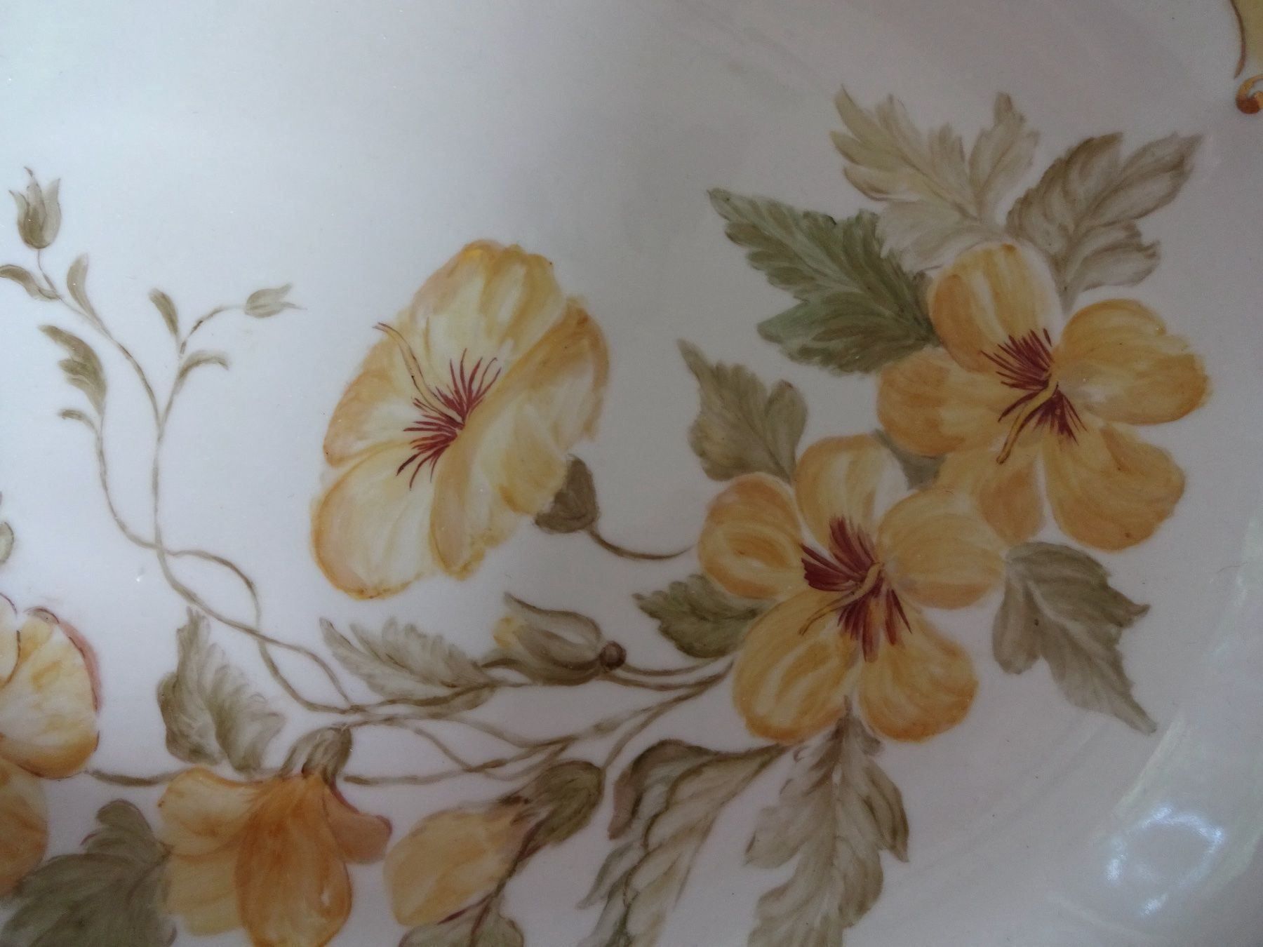 Piatti di portata: Spargel- Servierplatte handgemalt u.signiert, Unikat!!!! – Usato da Winterthur venduto da 1956ingi 4