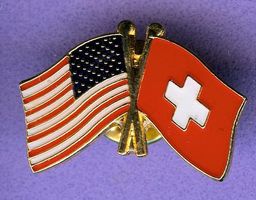 Länder Fahne   AMERIKA & SCHWEIZ