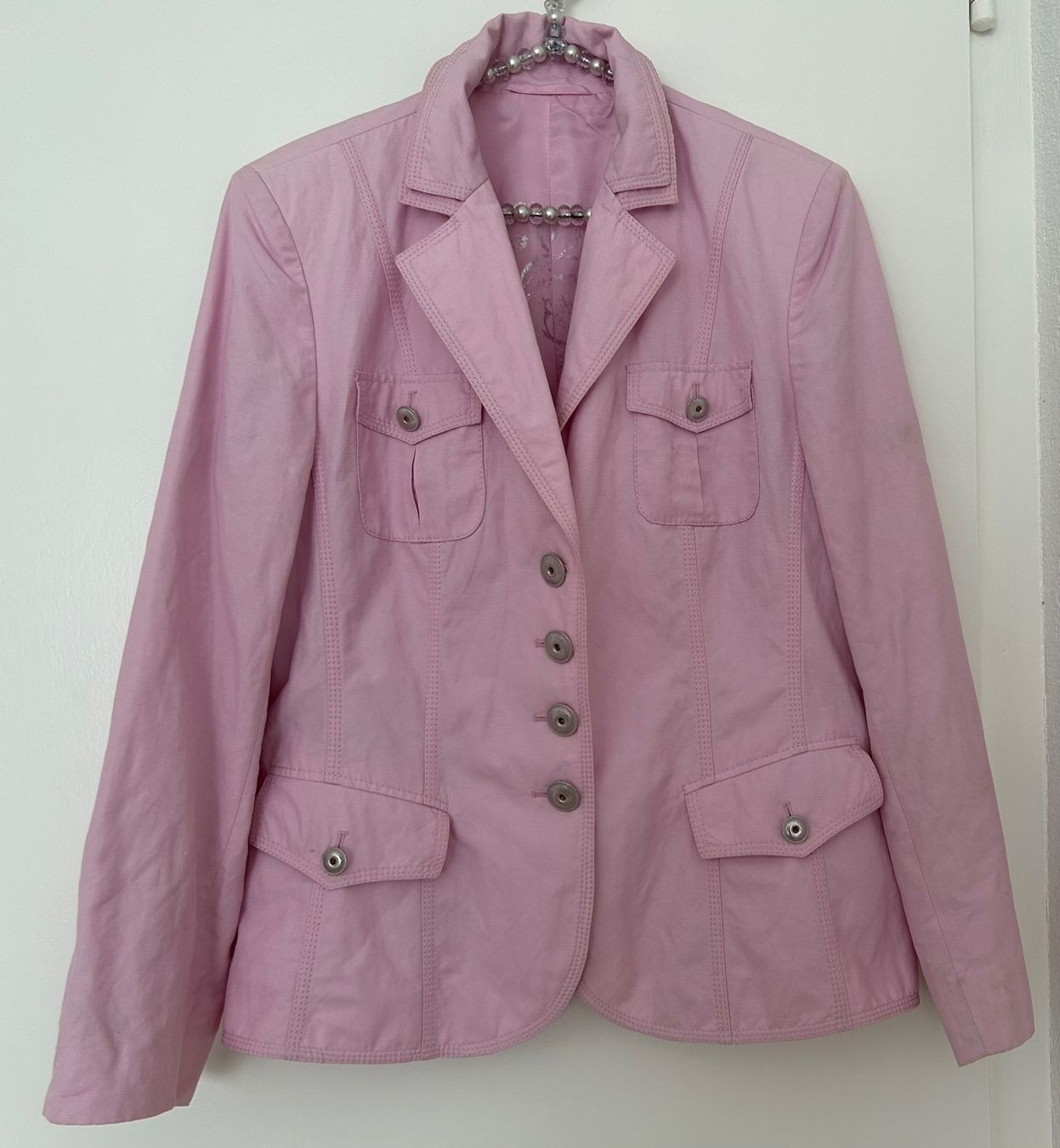 Basler Jacken: Schicker Basler Selection Blazer in Rosa Gr.38/40 – Gebraucht aus Horn von Resvi