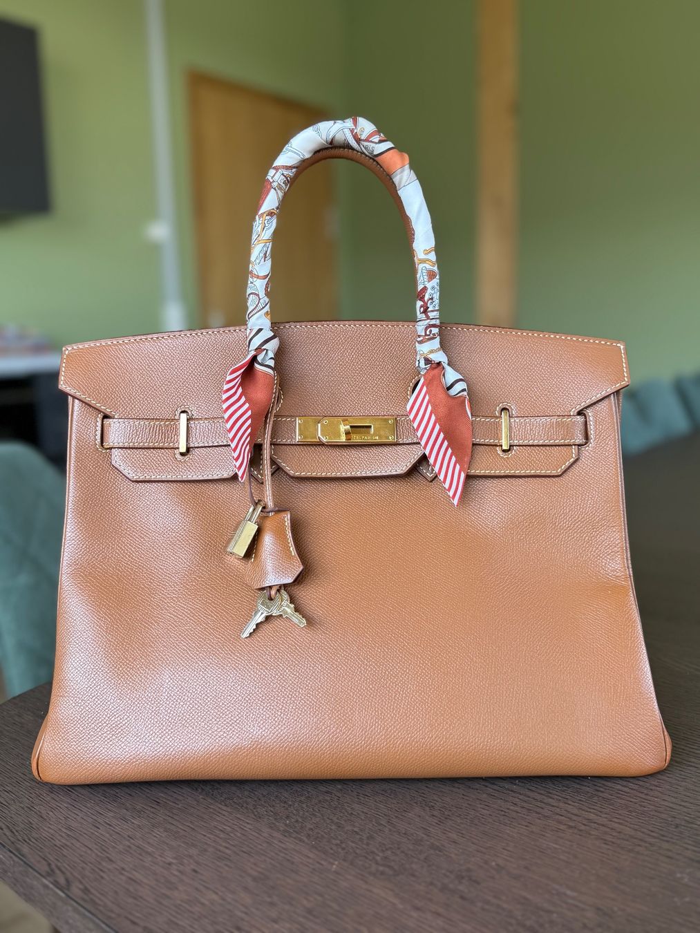 Hermès Borse: Hermes Birkin 35 mit goldener Hardware / Epsom – Usato da Olten venduto da ale_nb2x 2