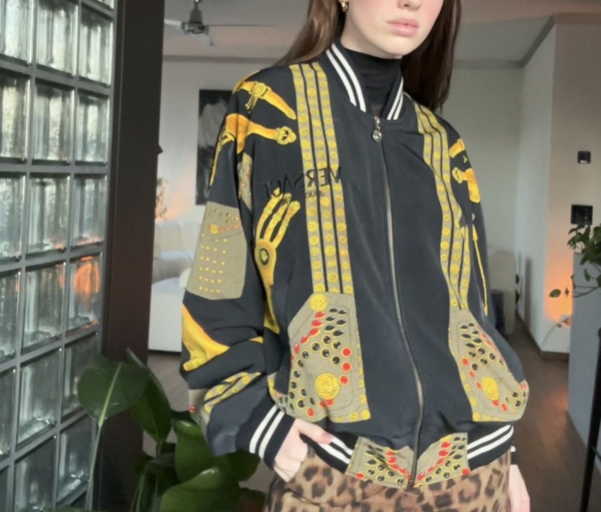 Versace Giacche: Versace seiden bomber – Usato da Zürich venduto da cestandrina
