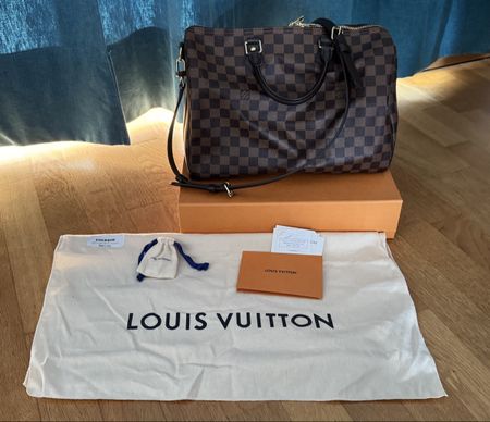 Louis Vuitton Speedy 35 Damier Ebene Bandoulière Handtasche