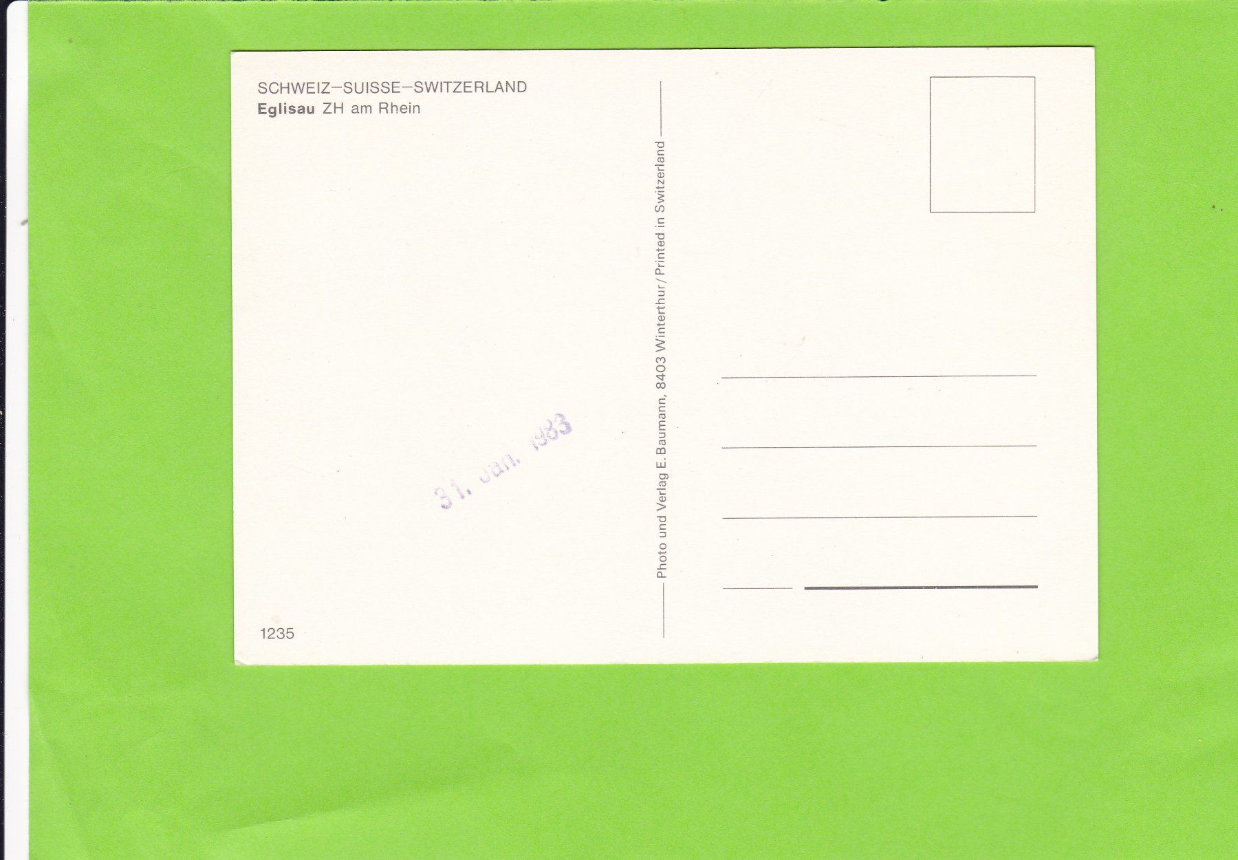Cartes postales: Eglisau – D'occasion à St. Peterzell par neckertal 1