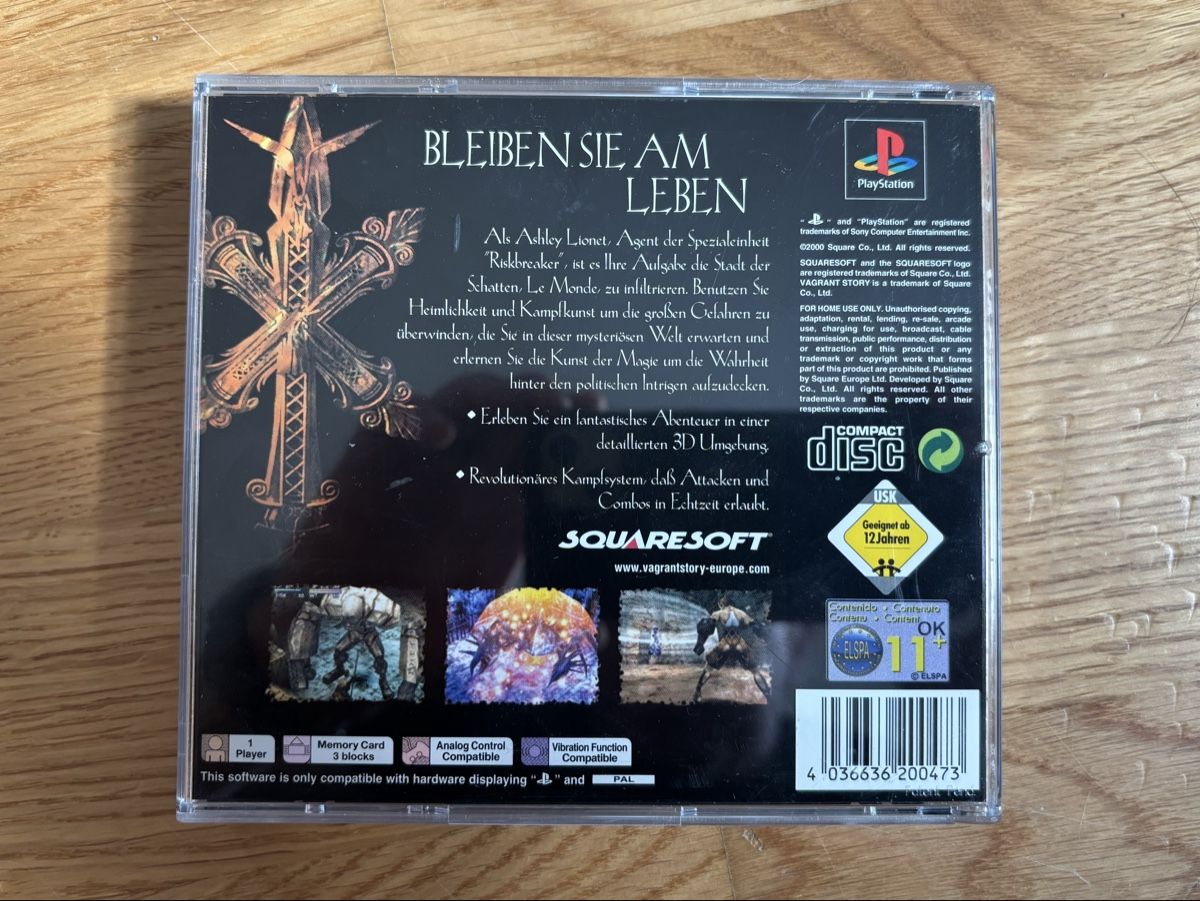 Jeux: PS (PAL) - Vagrant Story – D'occasion à Widen par mxpx_1981 2
