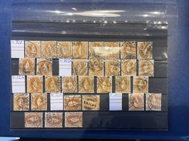 Stehende Helvetia 3 Fr. Werte Doubletten Lot div. Ausgaben