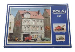 Stadthaus mit Hinterhof-Werkstatt 1:87  (Pola Uraltbausatz)