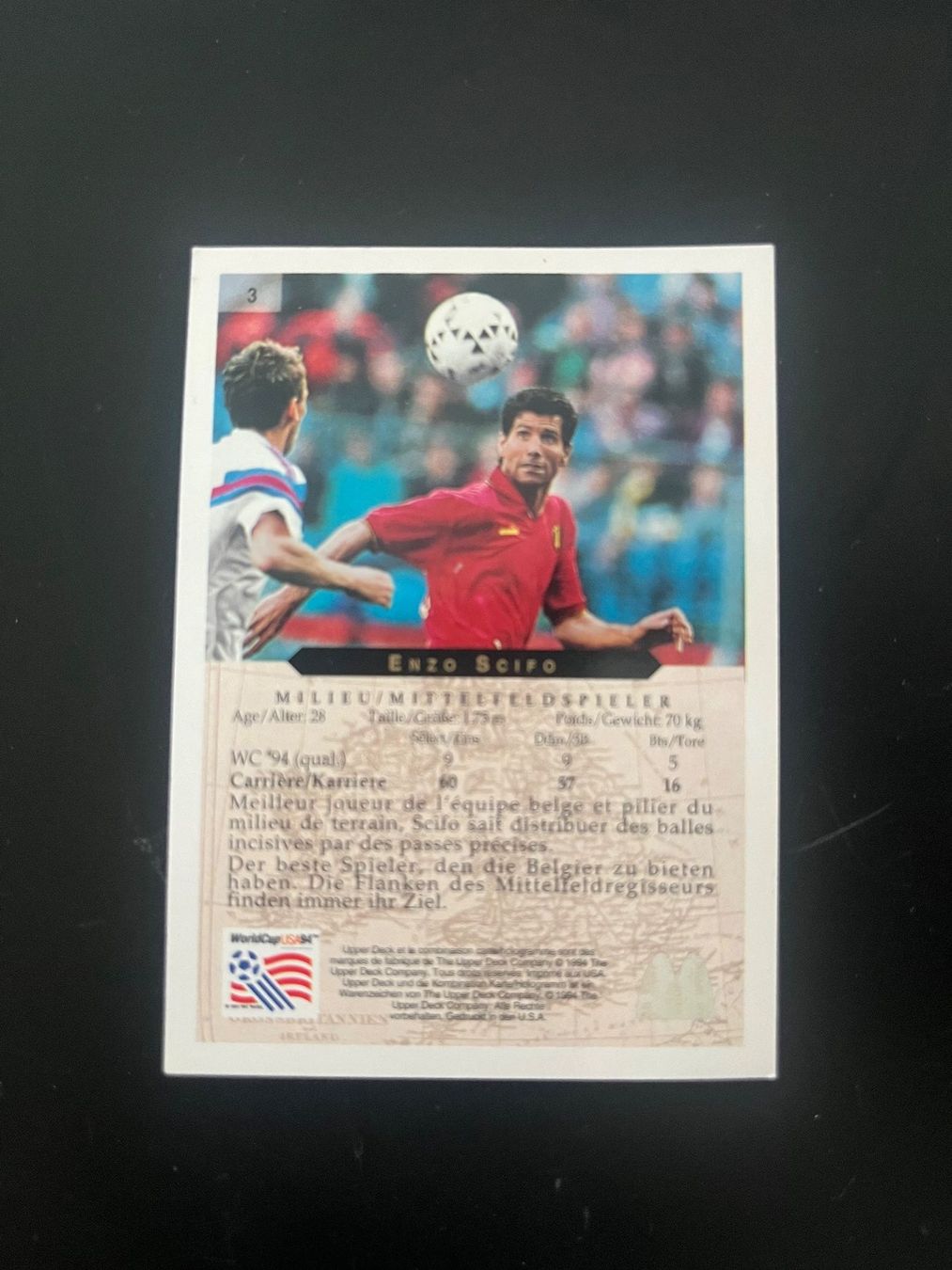 Carte collezionabili: World Cup US94 / Enzo Scifo – Usato da Seuzach venduto da Black_sheep 1