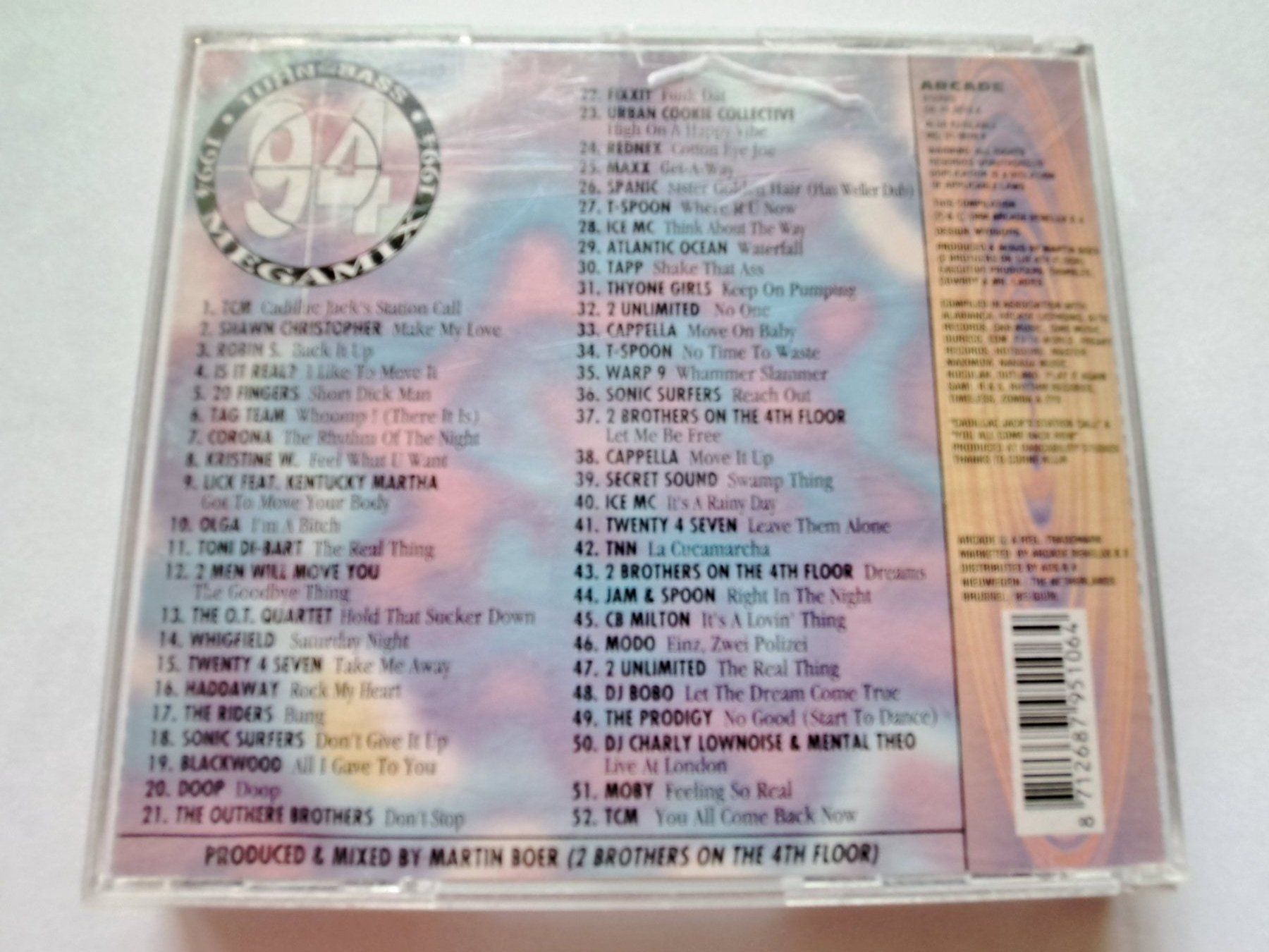 CD: Cd Turn Bass Megamix 94 – Usato da Pully venduto da bro_n52j 1