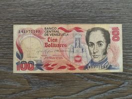 Venezuela 100 Bolivares 1980 !!!!!