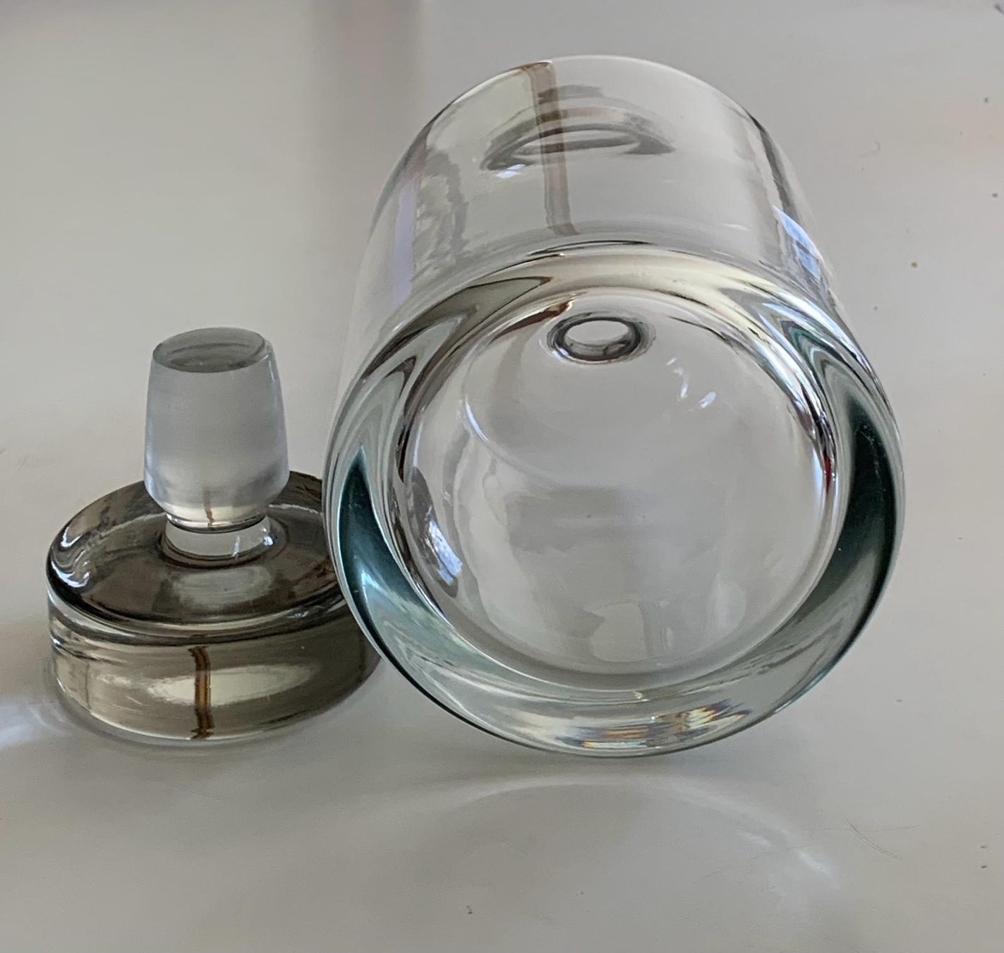 Caraffe: Kristall Glaskaraffe Whisky Karaffe  – Usato da Basel venduto da Jcva 1
