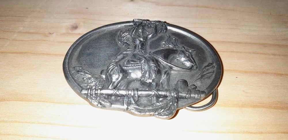 Western Gürtelschnalle Texas Longhorn - Cowboy Style Für Echte Western-Fans