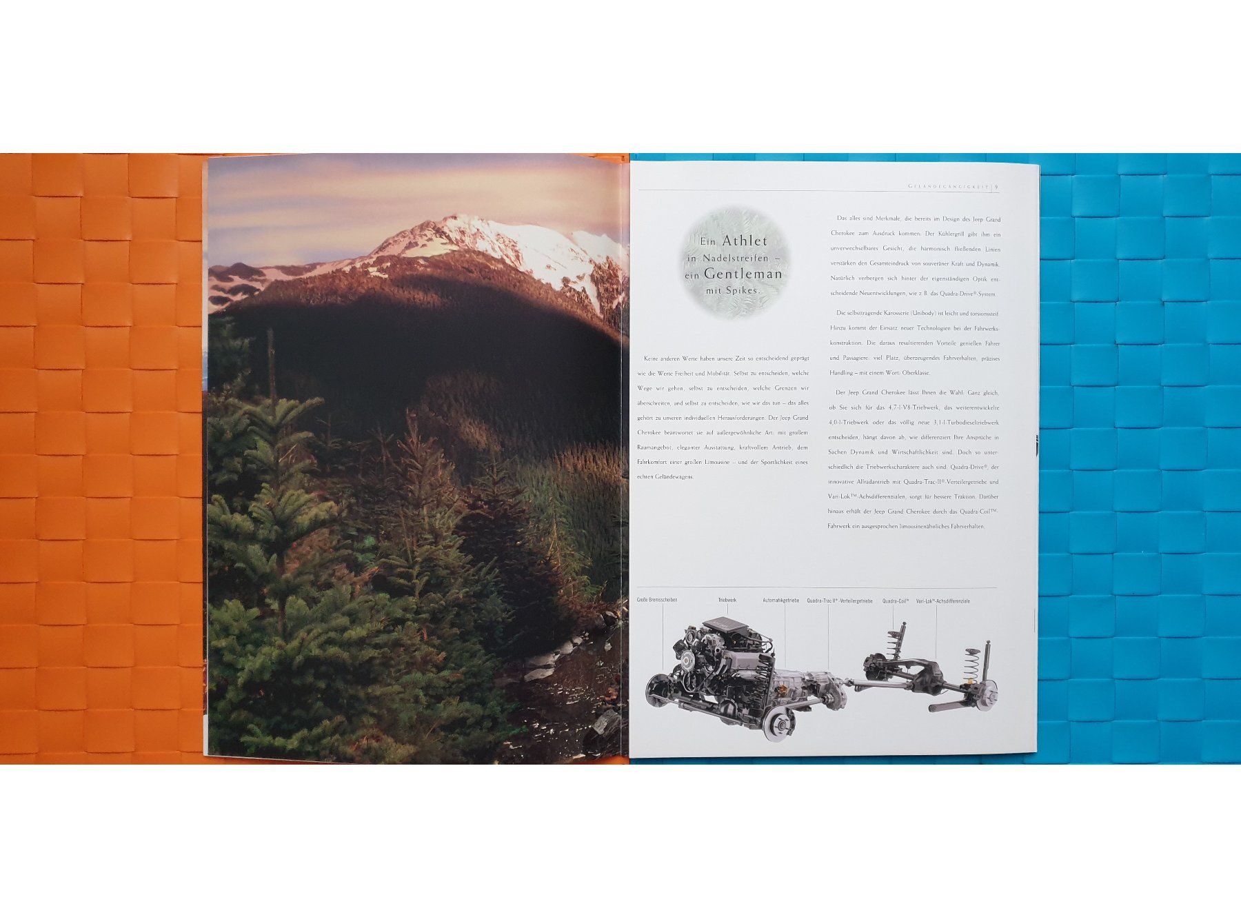 Riviste & Magazine: JEEP GRAND CHEROKEE 1999 - Prospekt / Technische Daten – Nuovo (secondo la descrizione) da Viganello venduto da CARLiteratur 2
