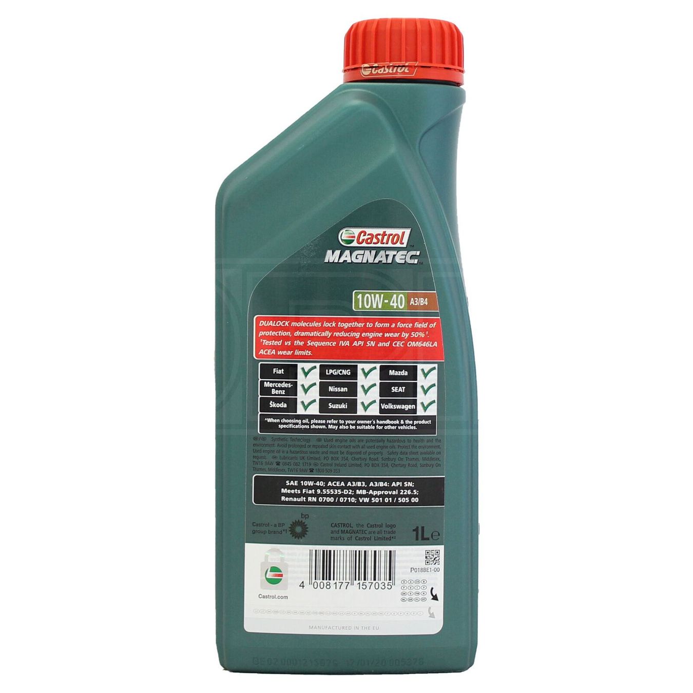 Oli & Additivi: CASTROL, Magnatec 10W-40 A3/B4 1L – Nuovo e nell'imballaggio originale da Flawil venduto da SELMANAUTOTEILE 1