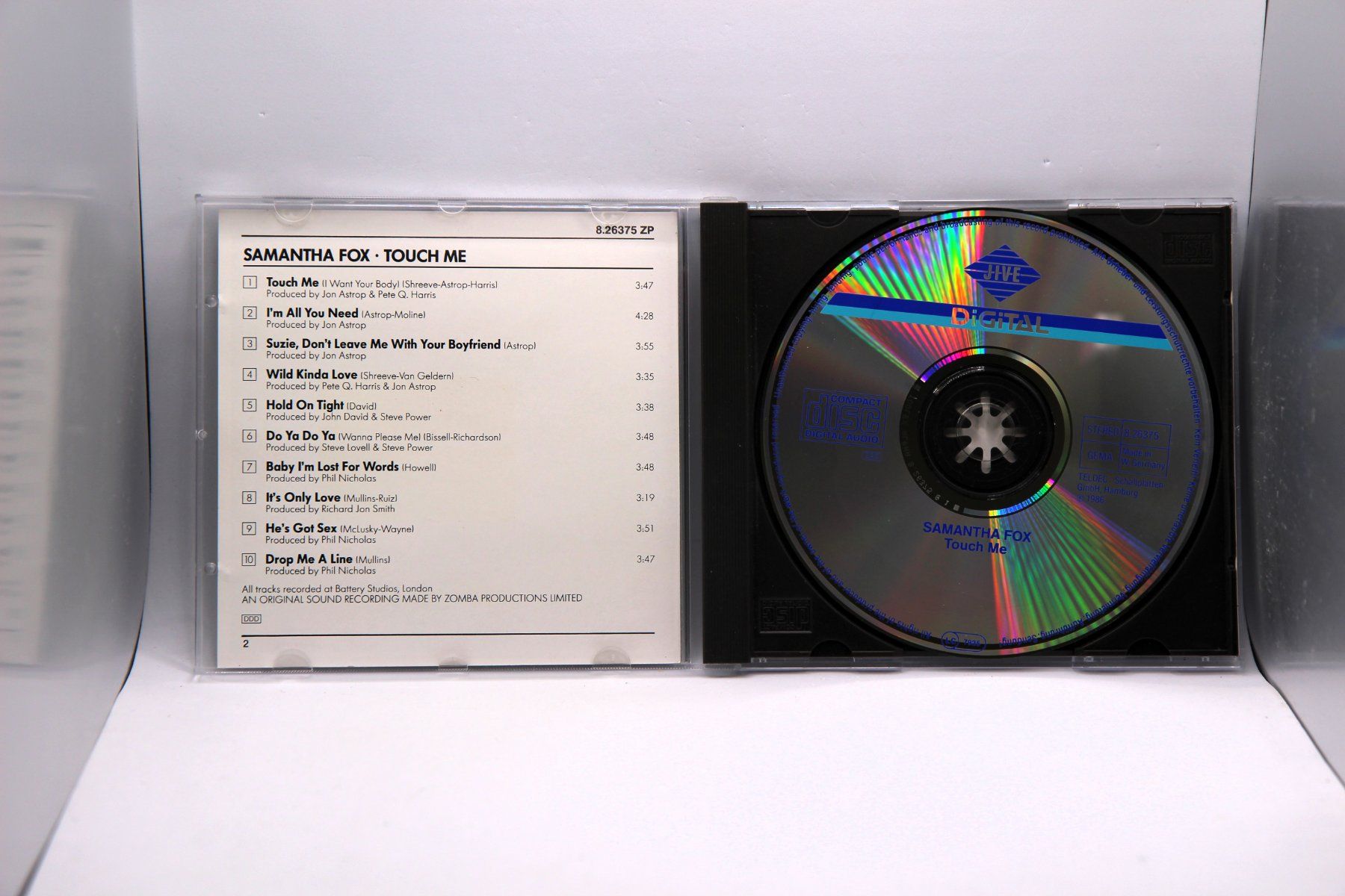 CDs: CD Samantha Fox - Touch me – Gebraucht aus Ernetschwil von luisvonerni 2