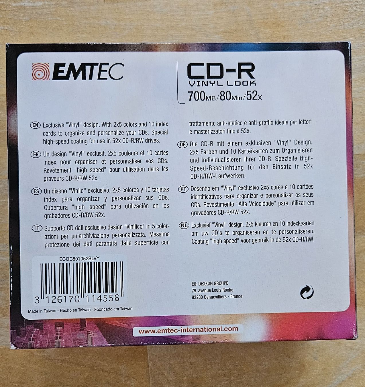 CD & DVD vergini: 9x CD-R EMTEC VINYL LOOK + Case – Nuovo e nell'imballaggio originale da Givisiez venduto da TheSparkTimeStore 1