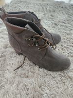 Marco Tozzi Stiefeletten Boots Stiefelchen wildleder