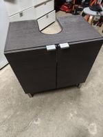 Waschbeckenunterschrank dunkelbraun 