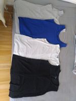 Sommertops 4-er set (blau, grau, weiss, schwarz) Grösse L