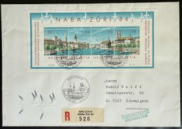 NABA ZÜRI 84, FDC 24.5.1984