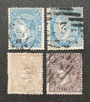 Spanien 1865-67, Isabella II, gestempelte