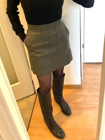 H&M kaki Winter skirt XS/34