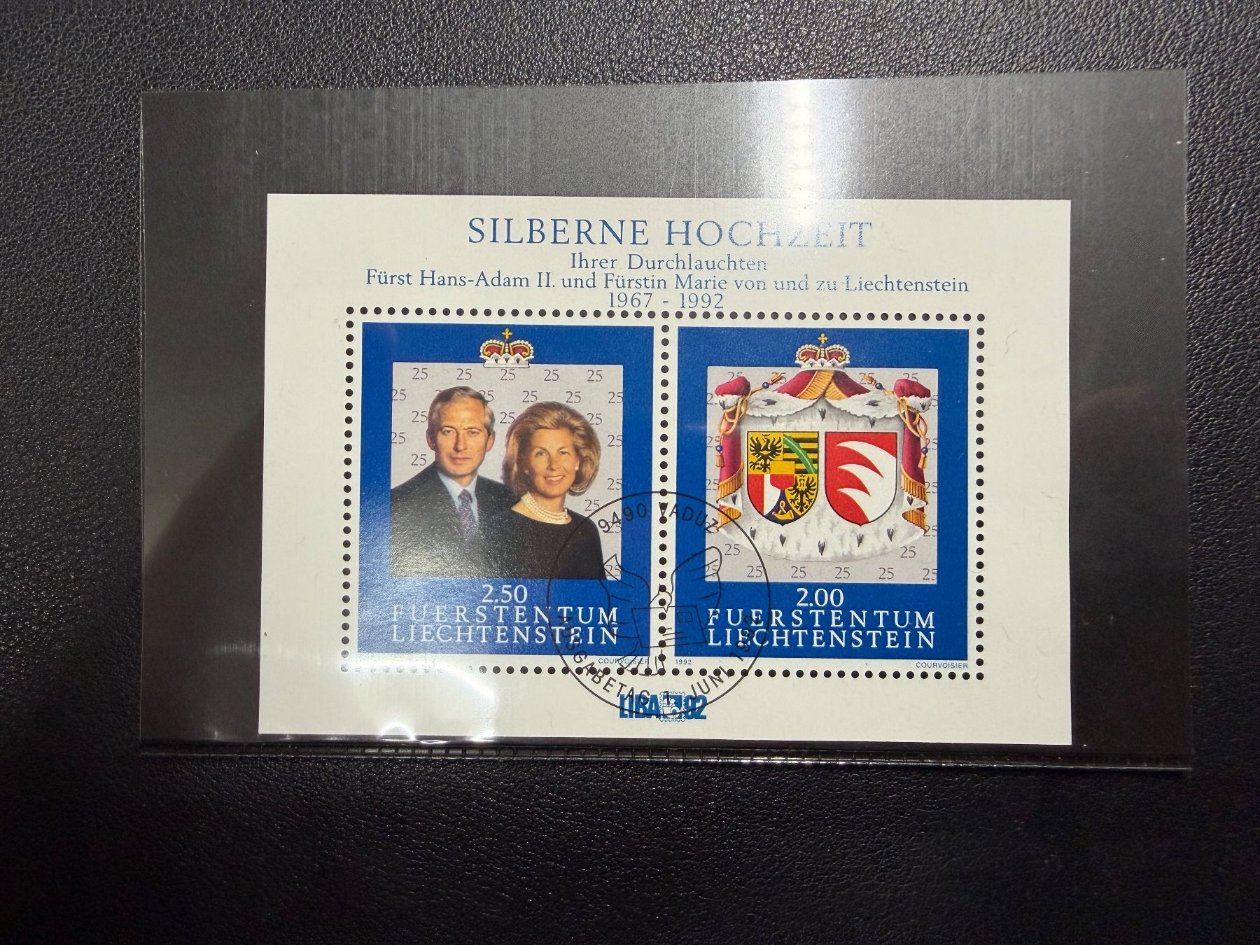 Tous les timbres: FL-Sonderblock LIBA 92 ET – D'occasion à oberrüti par jeanmei