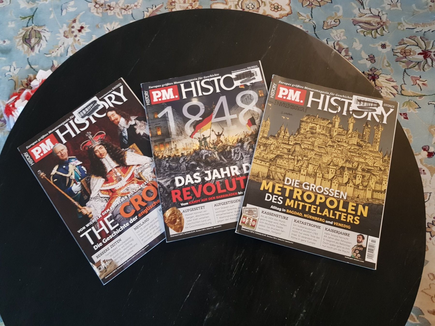 Zeitschriften & Magazine: P.M. History Geschicht Magazine 3x Stk. – Gebraucht aus Gutenswil von rolfsimmen31
