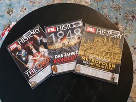 P.M. History Geschicht Magazine 3x Stk.