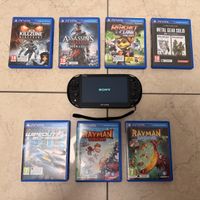 Sony PS Vita + 7 Spiele + 2 Speicherkarten