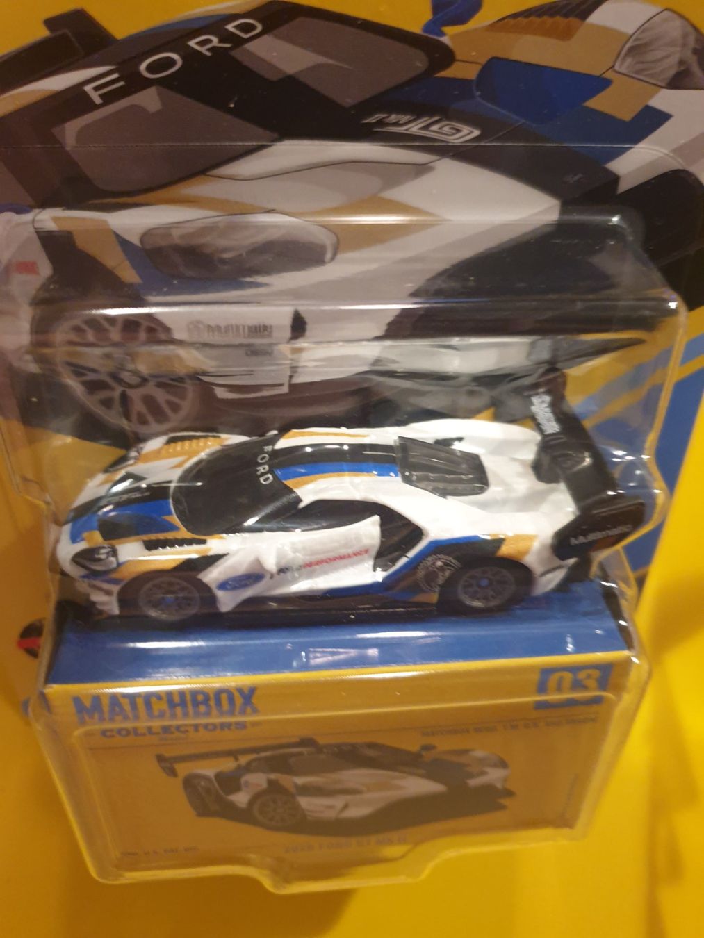 Matchbox Modellini d'auto: Matchbox 2020 FORD GT MK II – Nuovo e nell'imballaggio originale da Oftringen venduto da Rotor 3