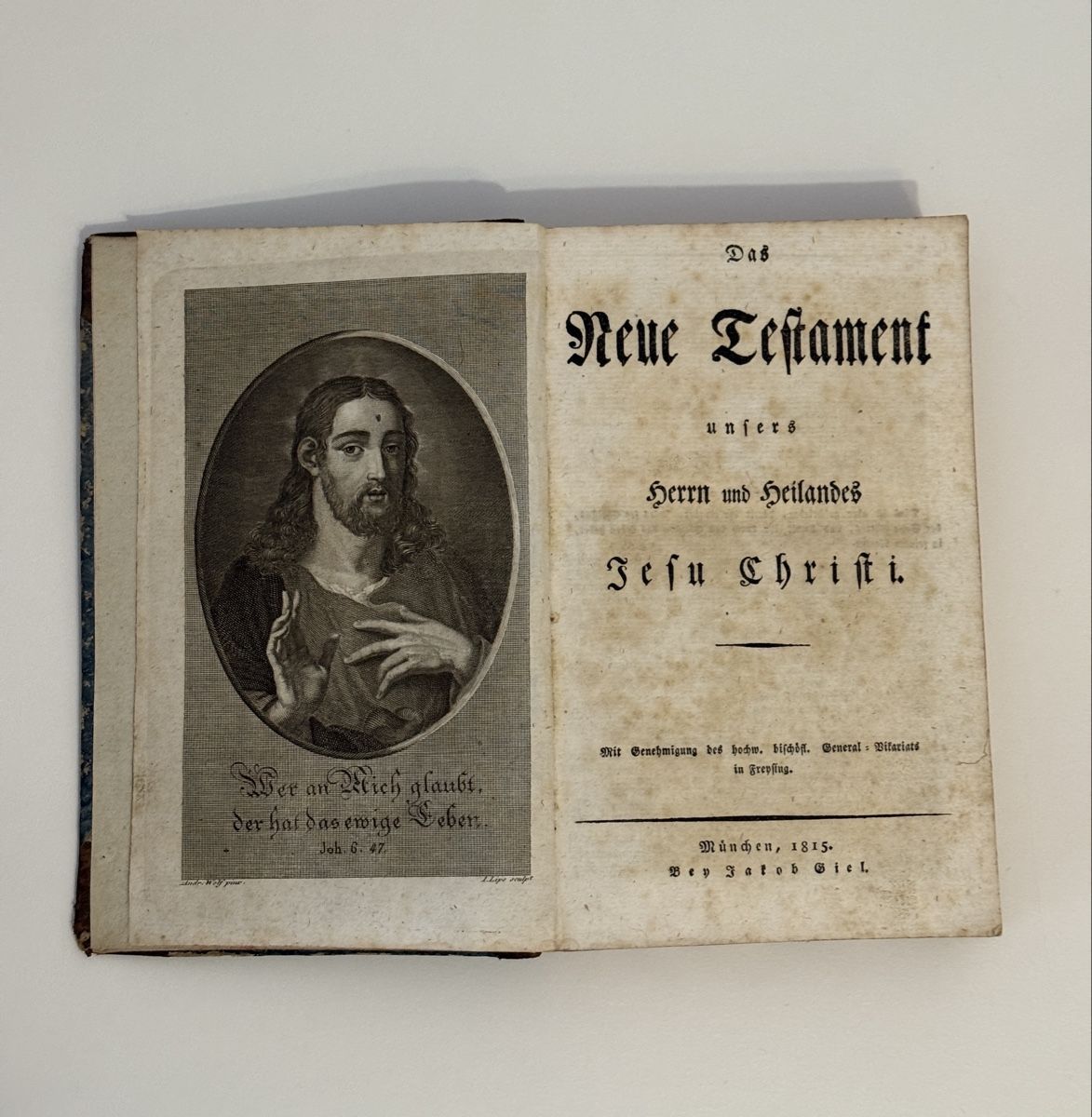 Bücher: Antike Bibel, München 1815 – Gebraucht aus Goldach von igwhitestar 2