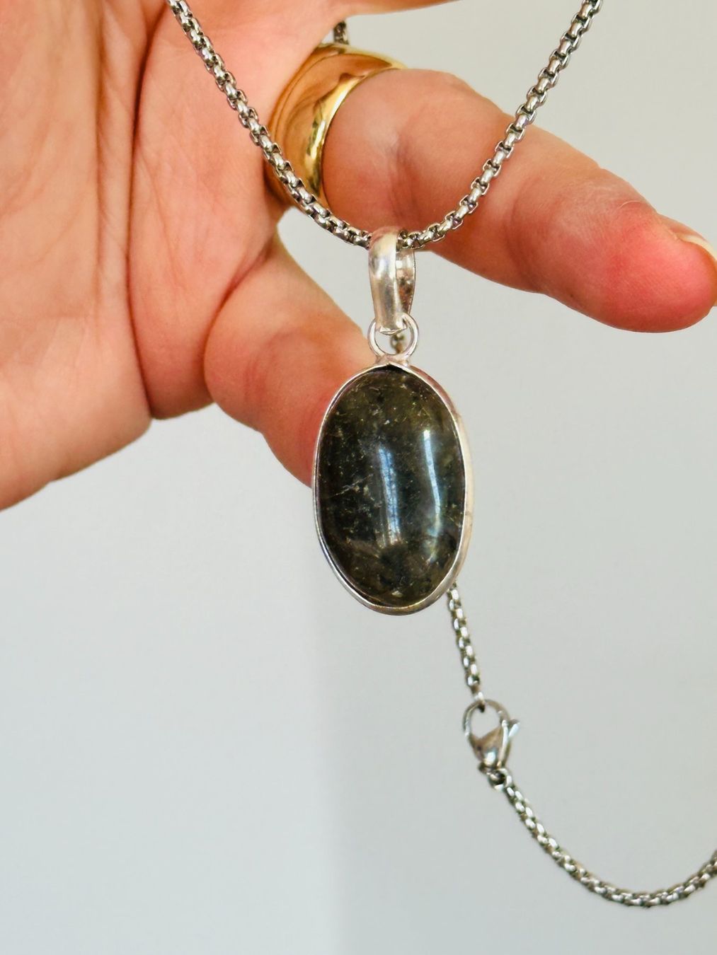 Catenine: Labradorite necklace – Nuovo e nell'imballaggio originale da Genève venduto da AGBERG 8