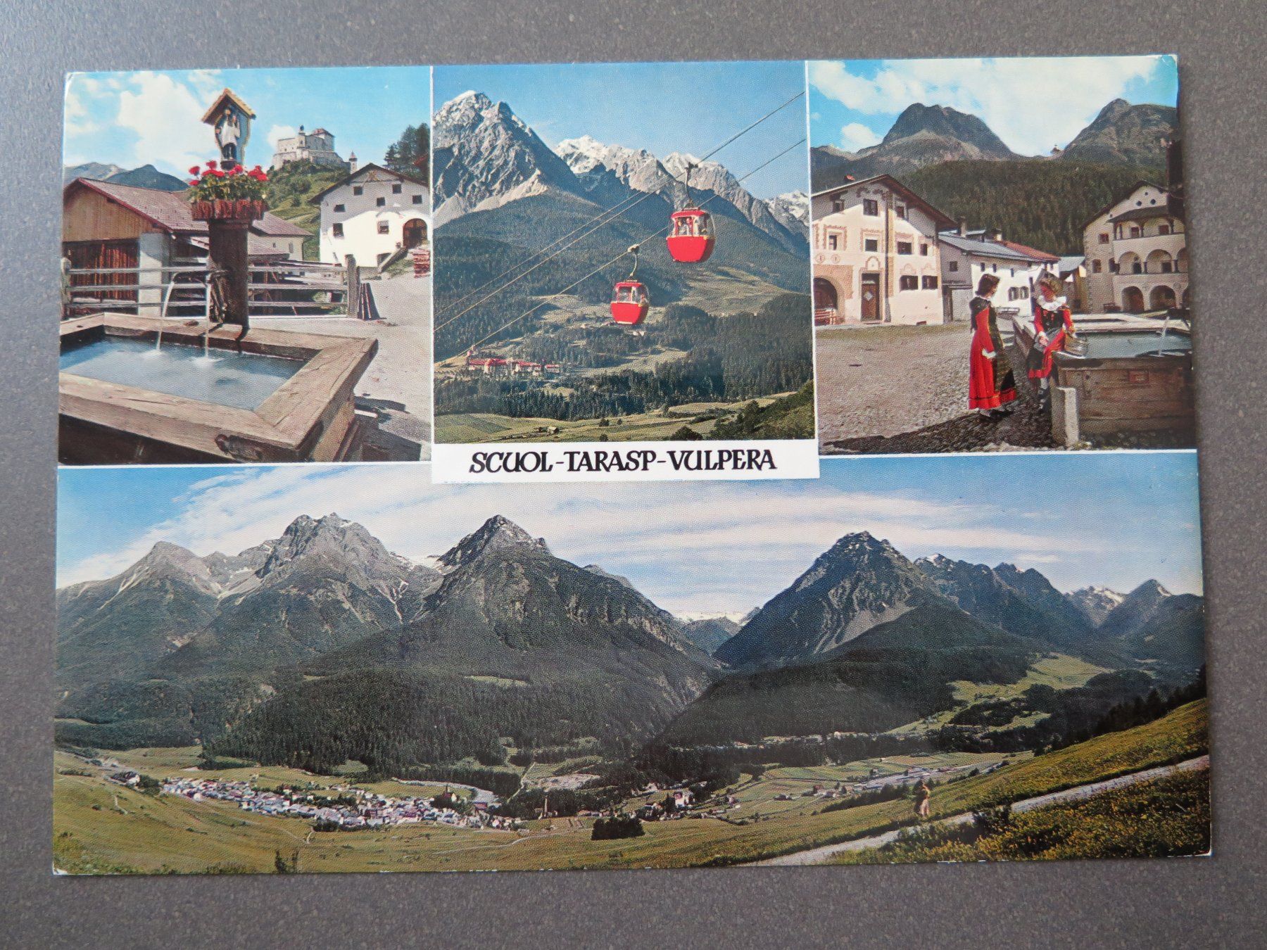 Ansichtskarten: SCHULS-SCUOL - U.A. GONDELBAHN – Gebraucht aus Wittenbach von lipasal