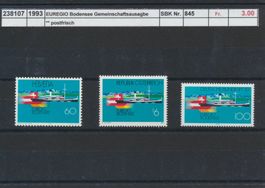 1993 " Gemeinschaftsausgabe EUREGI-Bodensee", ** postfrisch