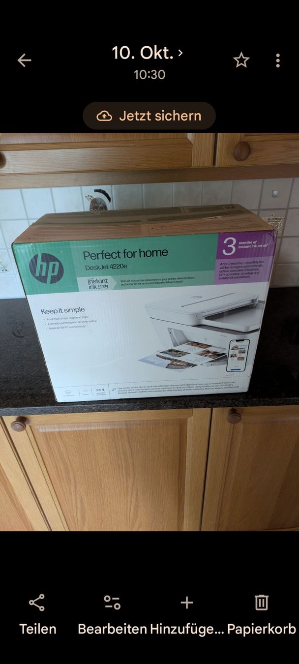 Hewlett Packard Stampanti: Drucker HP Desk jetv4220e Skanner – Nuovo e nell'imballaggio originale da waldenburg venduto da vr161069 1