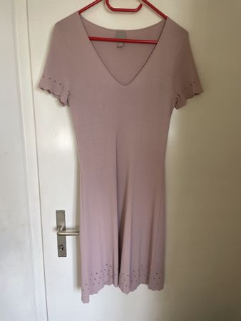 Strickkleid altrosa H&M
