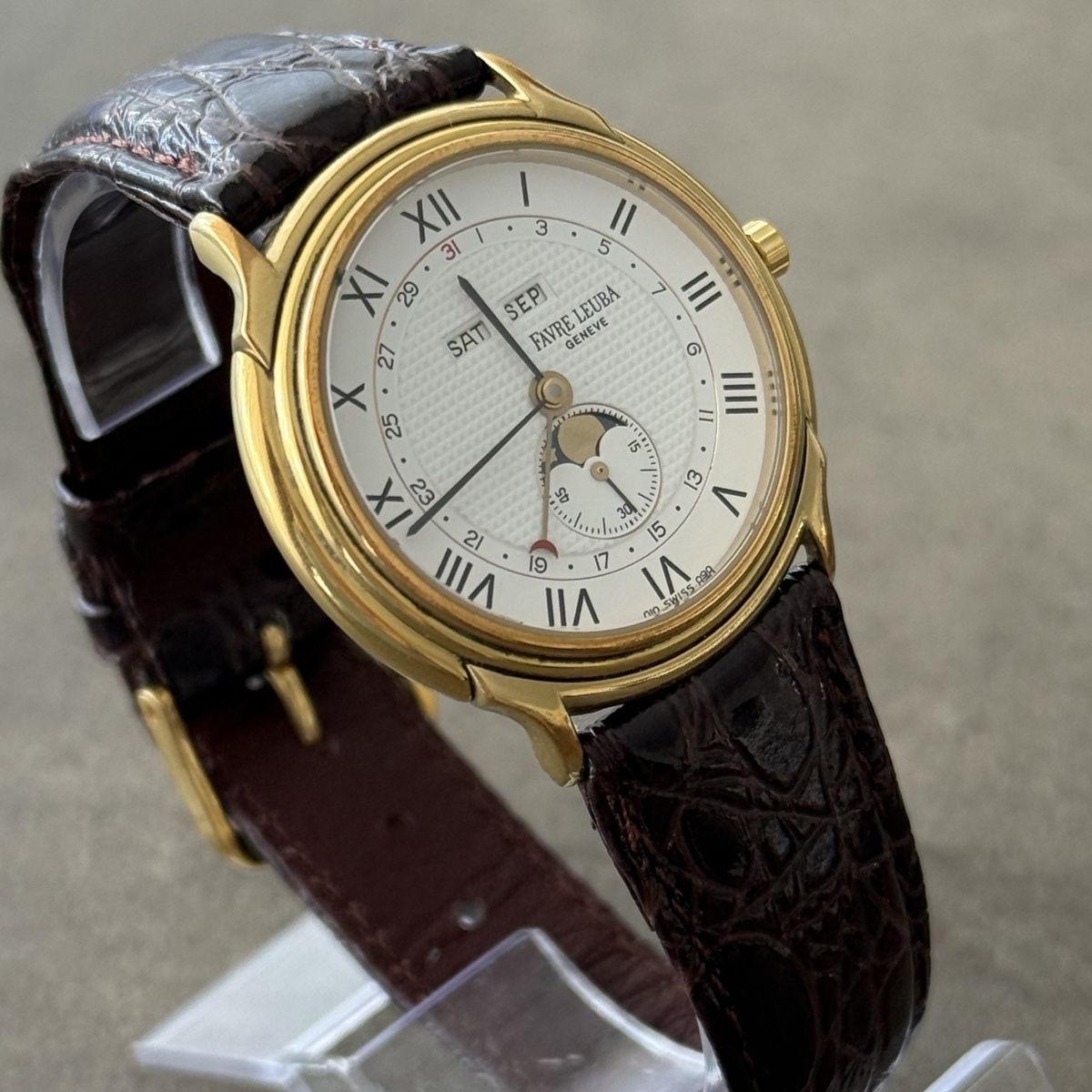 Favre Leuba Orologi: Favre Leuba Genève Mondphase – Usato da Villmergen venduto da Swiss2011 2