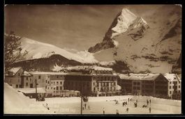 Mürren, Hotel des Alpes mit Eiger und E