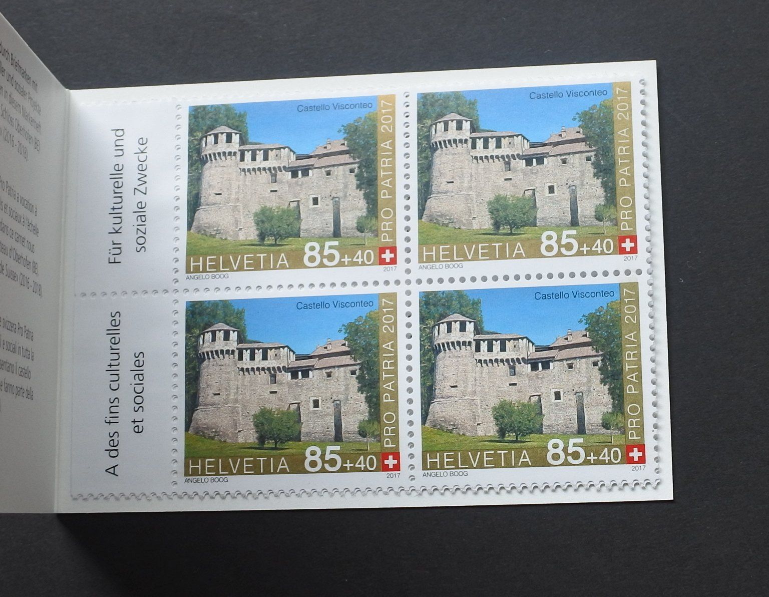 Alle Briefmarken: 2017 Pro Patria Markenheftchen ** – Neu (gemäss Beschreibung) aus Lugano von fc2017 2