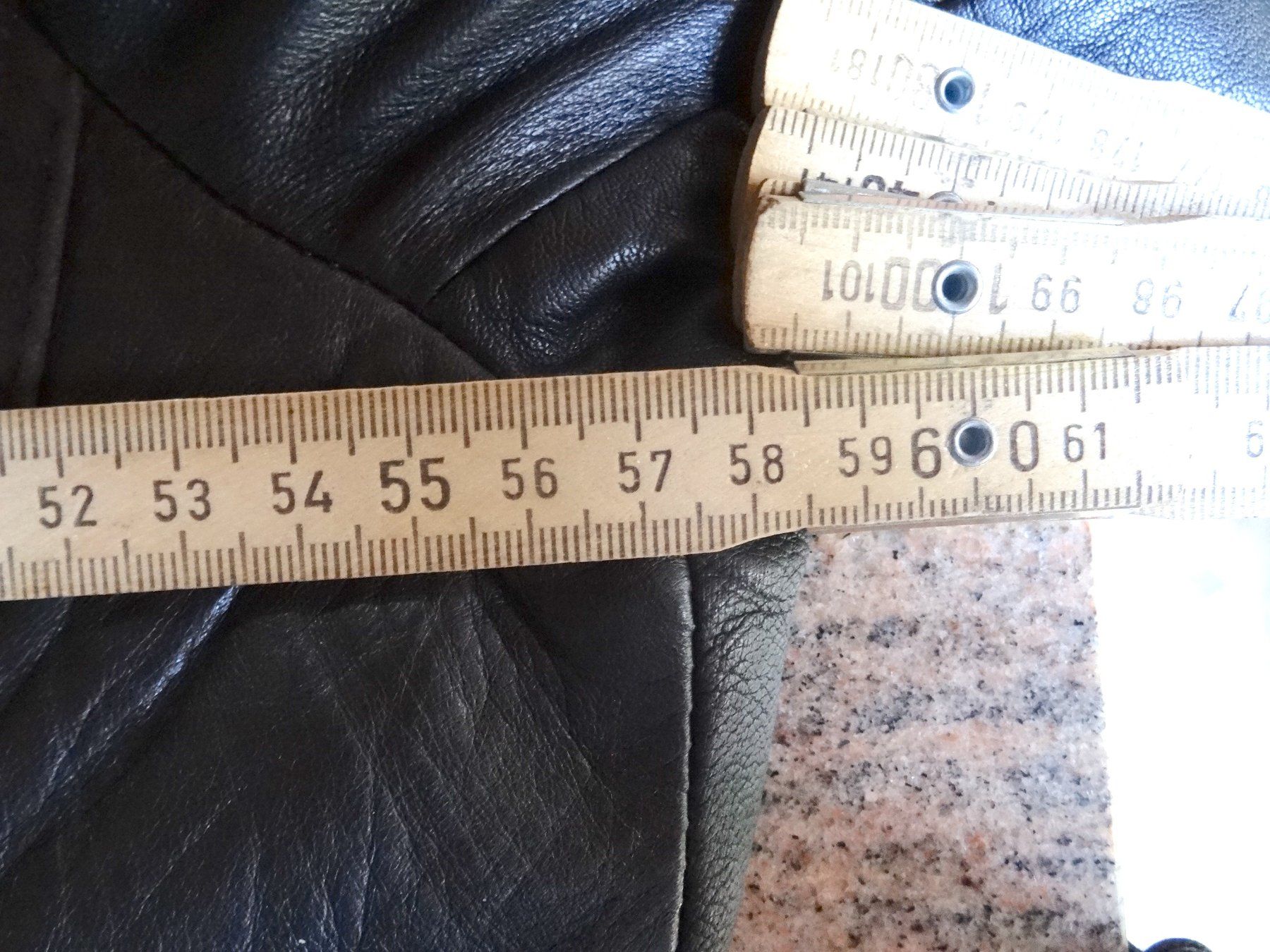 Gerry Weber Giacche: GERRY WEBER Lederjacke Grösse 46 dunkelbraun – Usato da Dörflingen venduto da rudis-55 7