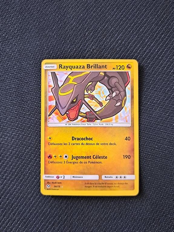 Pokémon Carte collezionabili: Rayquaza brillant 56/73 – Usato da Prilly venduto da adrifavre25