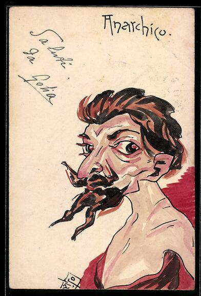 Cartoline postali: Handgemalt sign. Golia, Eugenio Colmo (1 – Usato da Berlin venduto da bartko-reher