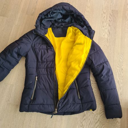 Kapuzenjacke  Gr. 38 Dunkelblau 