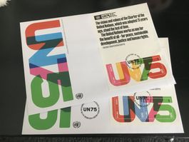 2020 / UNO Wien + NY / UN75 / 2x FDC