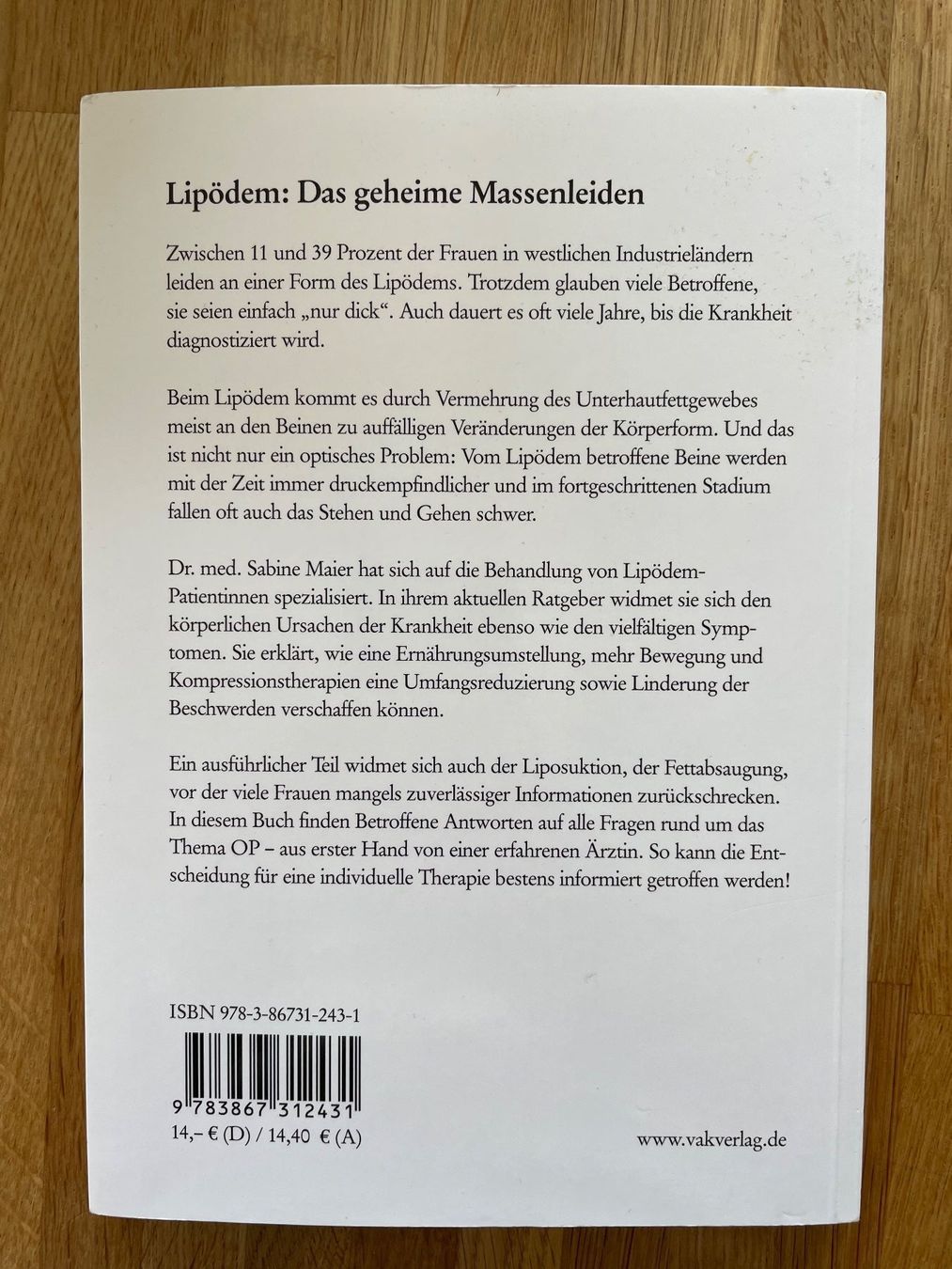 Libri: Buch Das Lipödem Dr. Sabine Maier – Usato da Winterthur venduto da Secondhand-Family 1