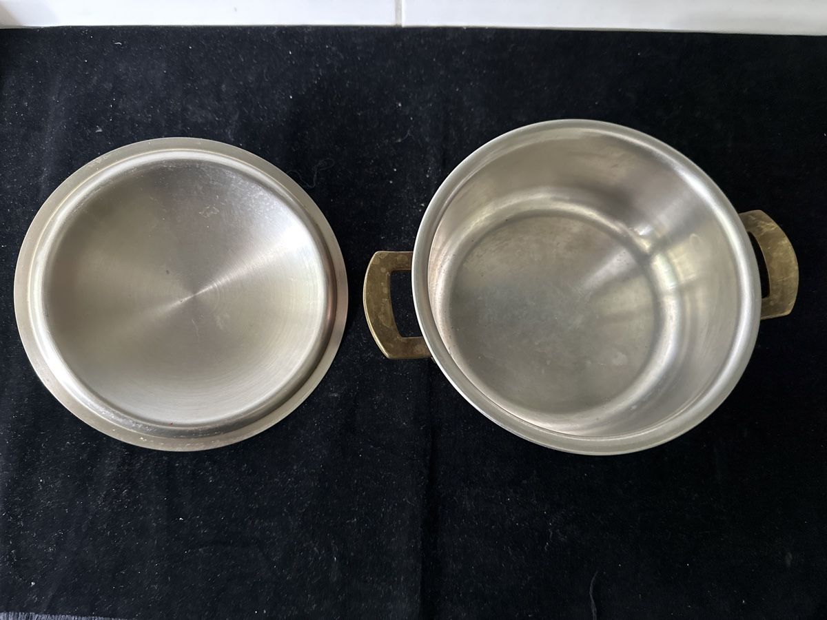 Padelle: Runde Kupferpfanne mit Deckel – Usato da Zürich venduto da Chaeffeler 2