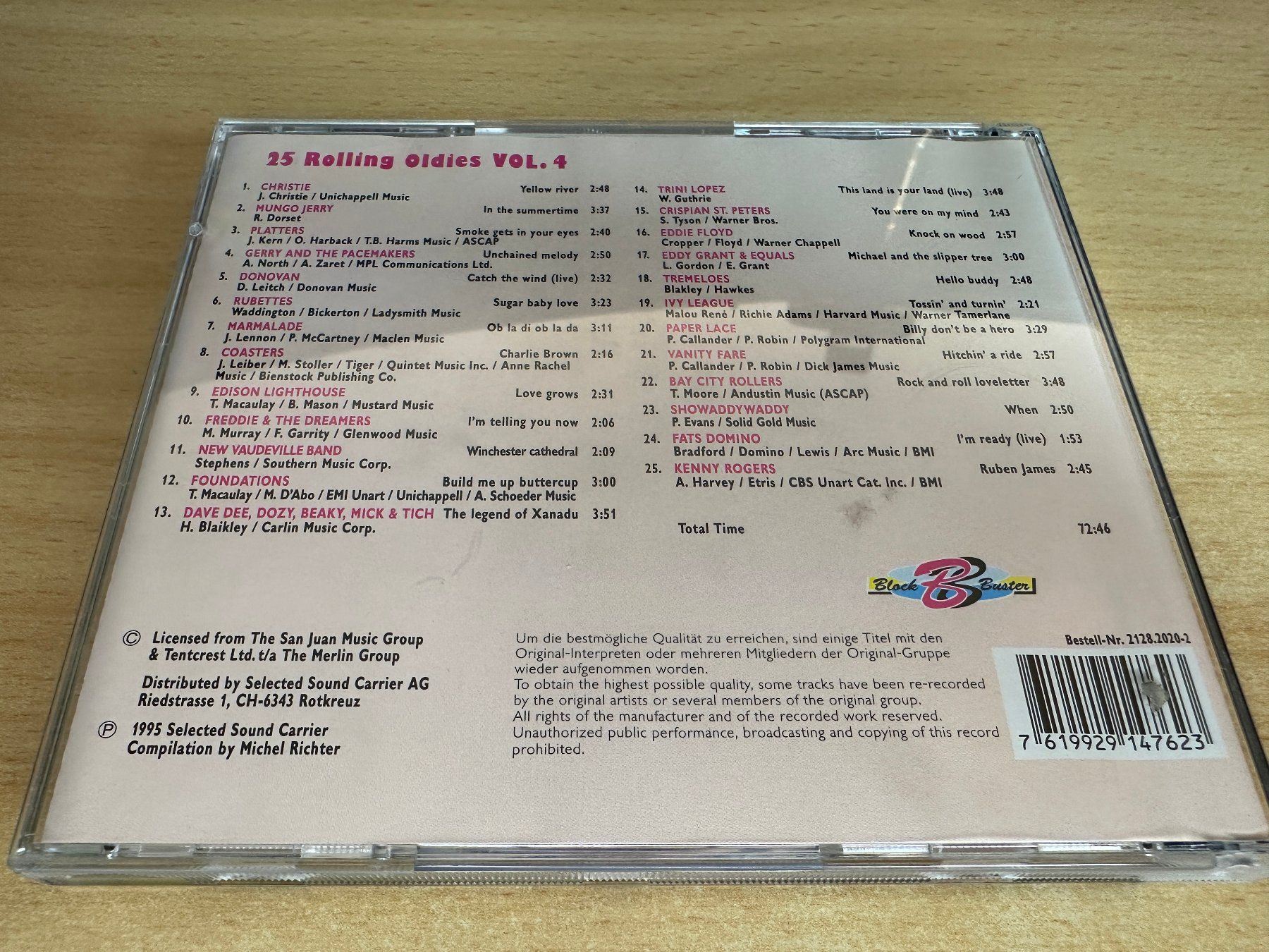 CD: H8 Various – 25 Rolling Oldies Vol. 4 – Usato da Rikon im Tösstal venduto da Alpenmutz 1