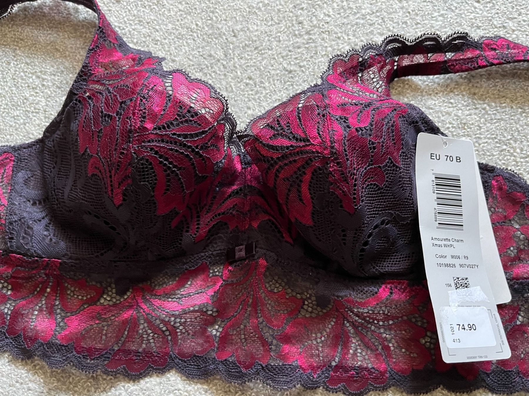 Triumph Altra biancheria intima: 3 TRIUMPH BH. Gr 70 A oder 70 B oder  70 D. Fabrikneu – Nuovo e nell'imballaggio originale da Rekingen AG venduto da Barmaleus 1